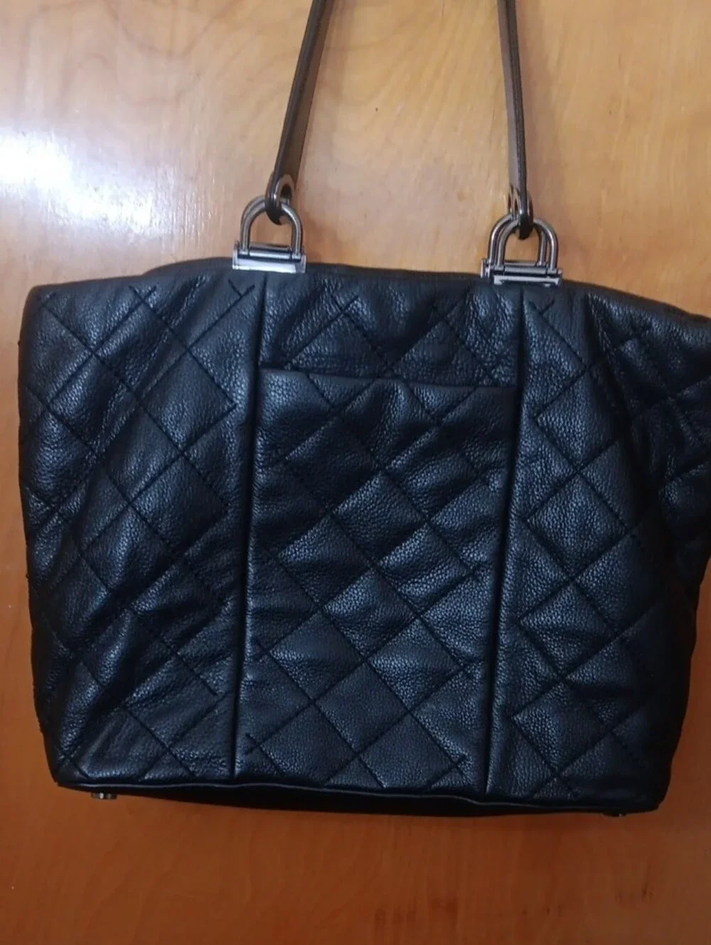 Michael Kors Black Quilted Leather Crossbody